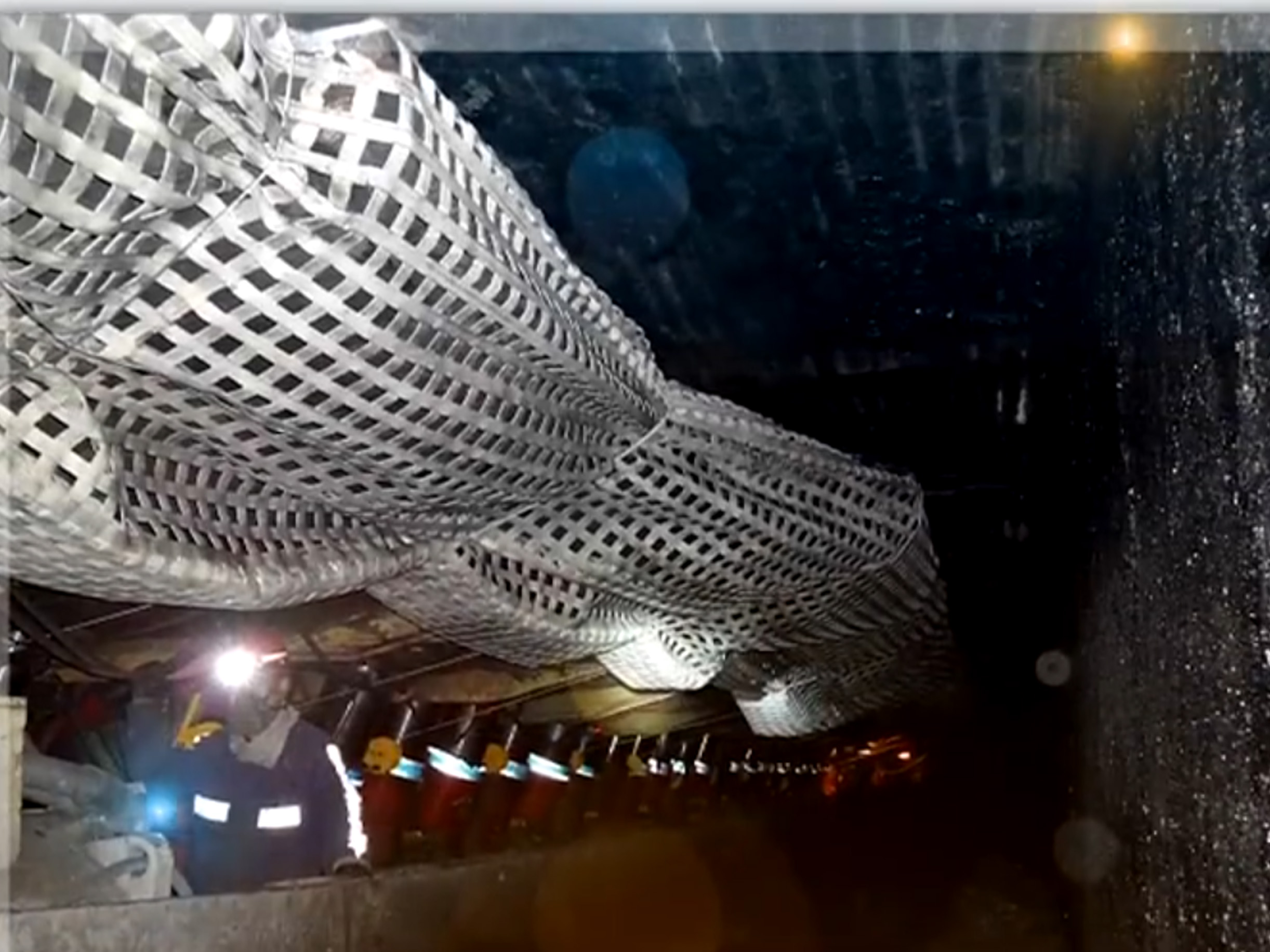 High-Strength Polyester Geogrid For
                    Mining